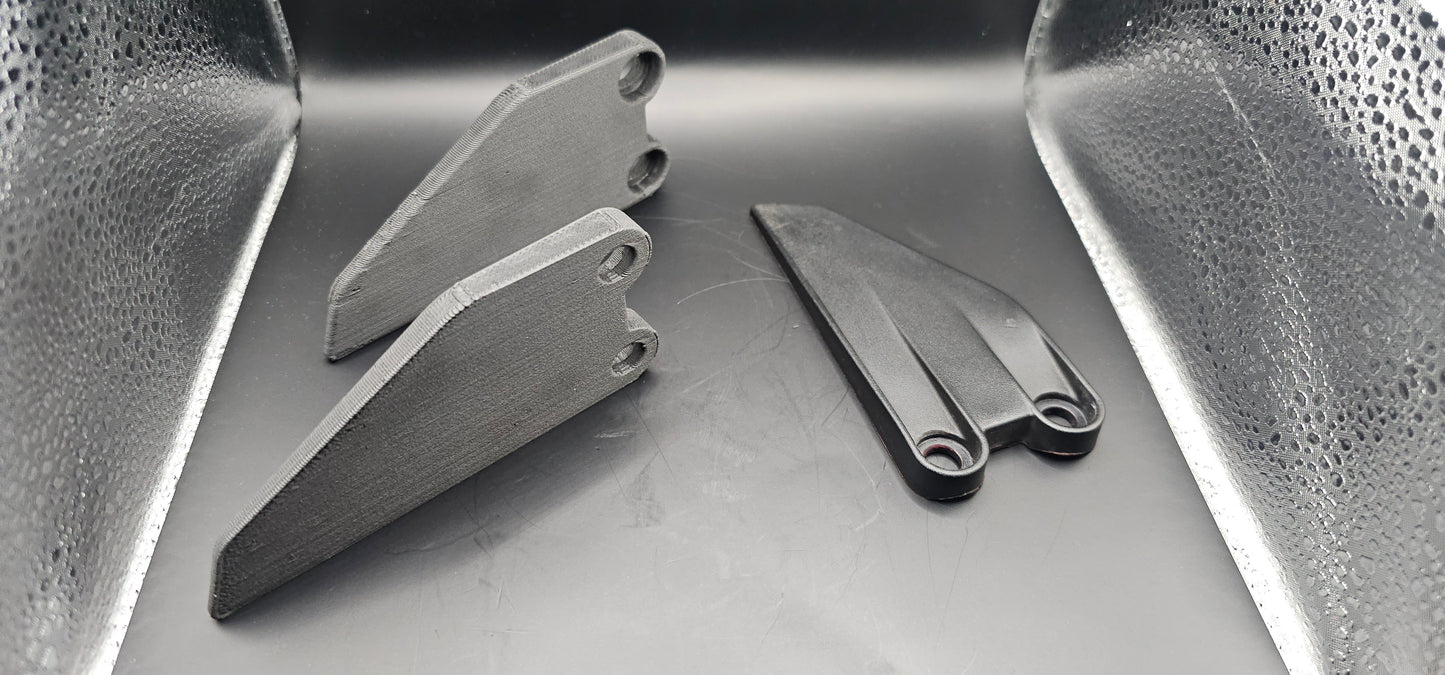 KTM DUKE 125 Carbon Fibre Polymer Heel Plates