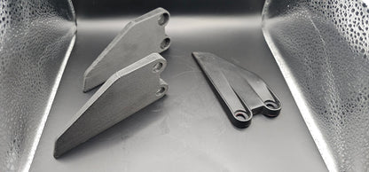 KTM DUKE 125 Carbon Fibre Polymer Heel Plates