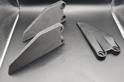 KTM DUKE 125 Carbon Fibre Polymer Heel Plates
