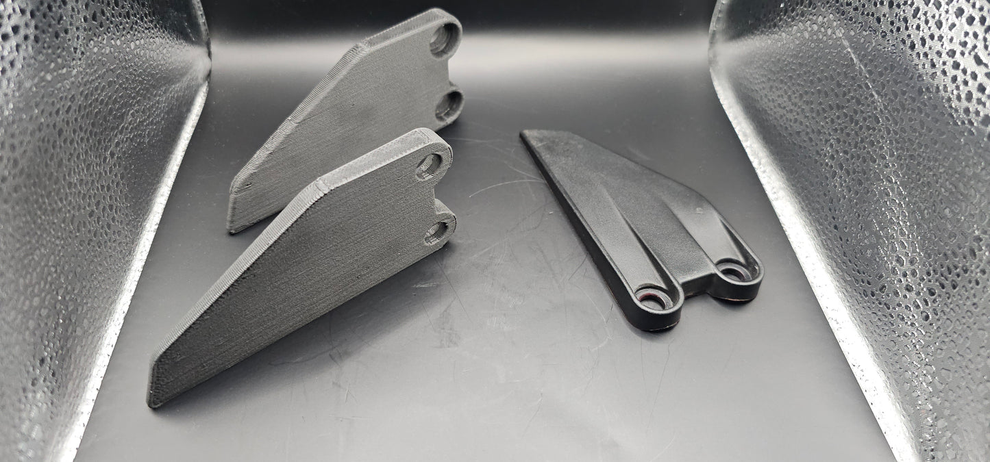 KTM DUKE 125 Carbon Fibre Polymer Heel Plates
