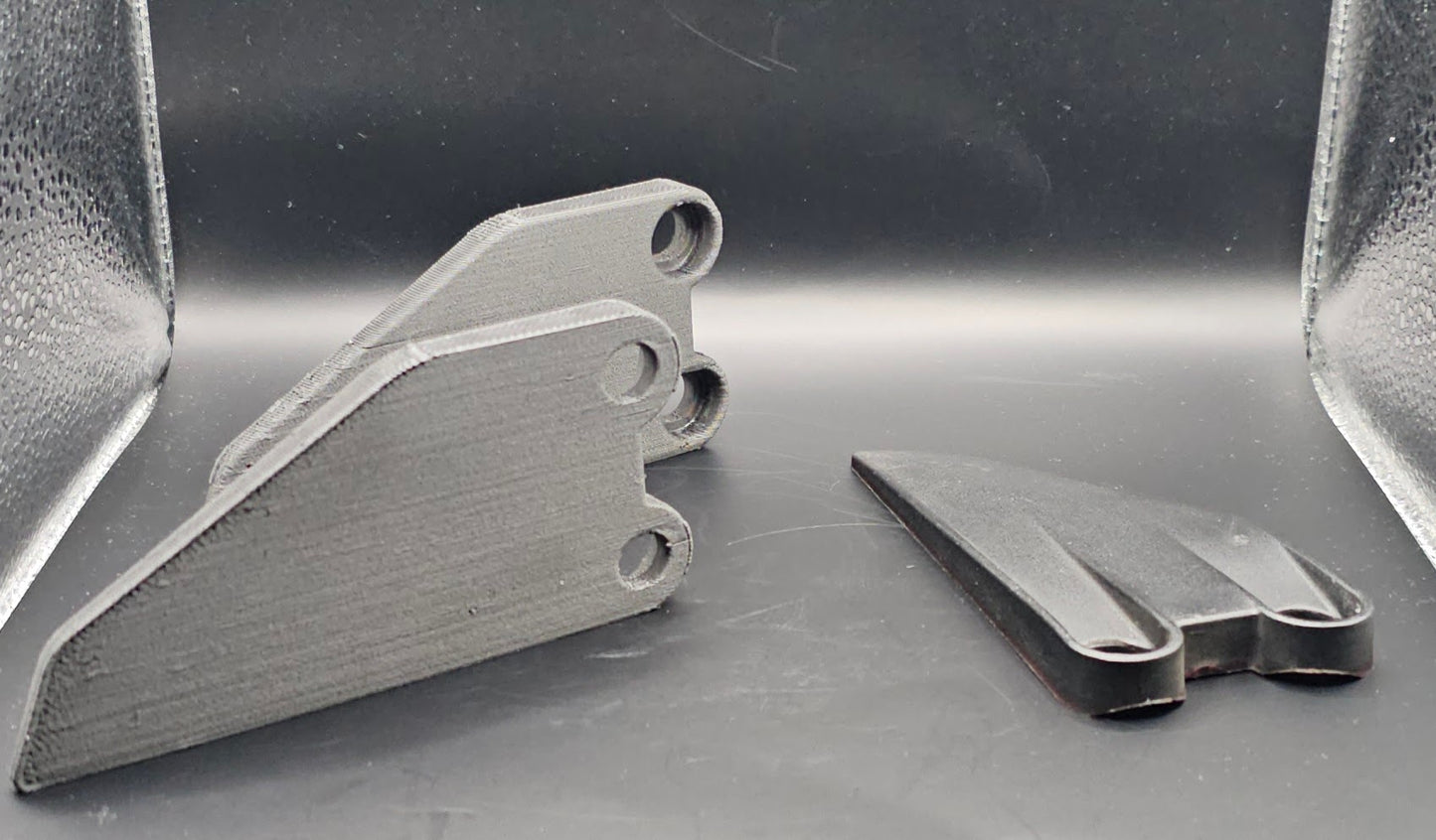 KTM DUKE 125 Carbon Fibre Polymer Heel Plates