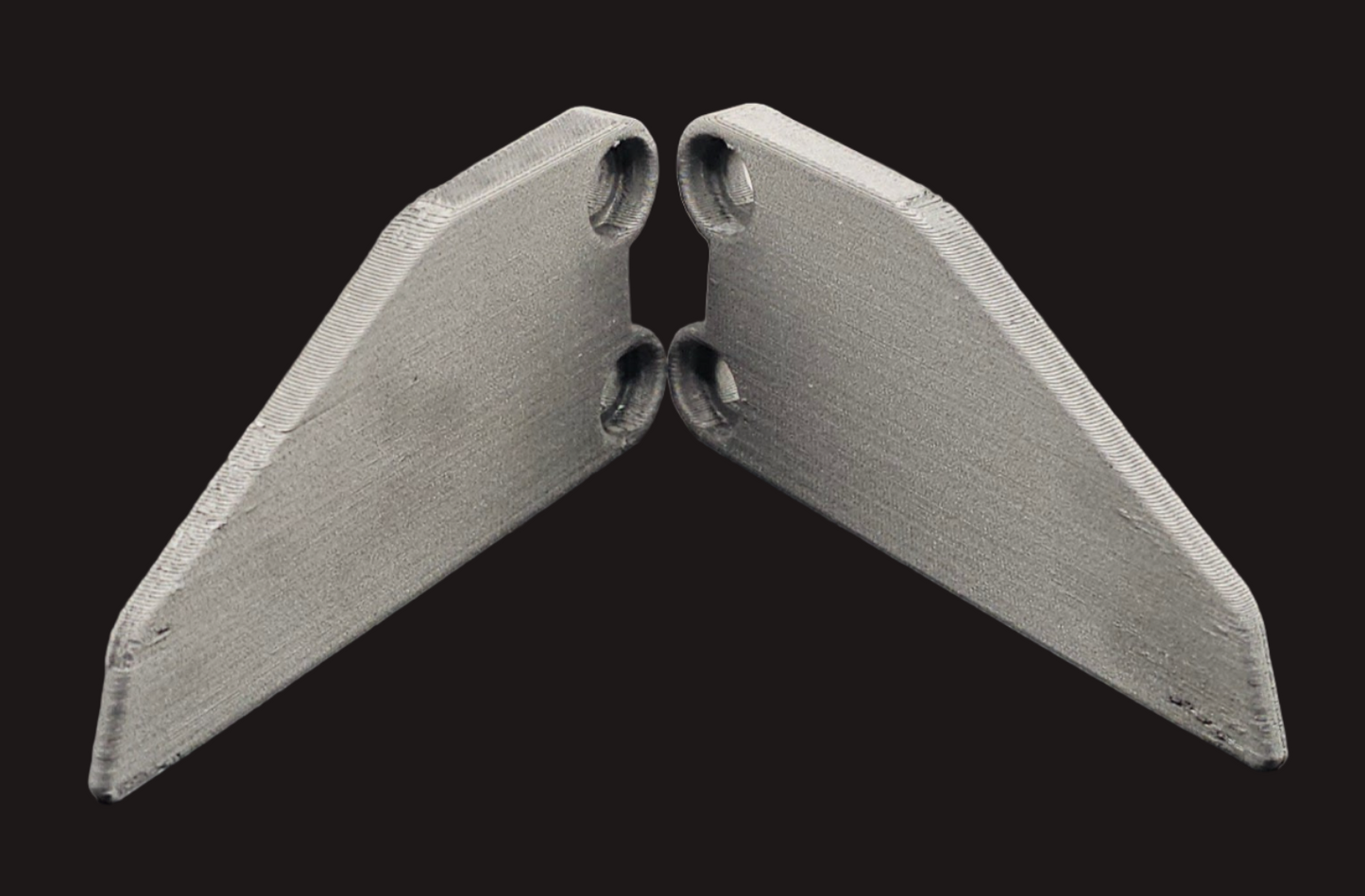 KTM DUKE 125 Carbon Fibre Polymer Heel Plates
